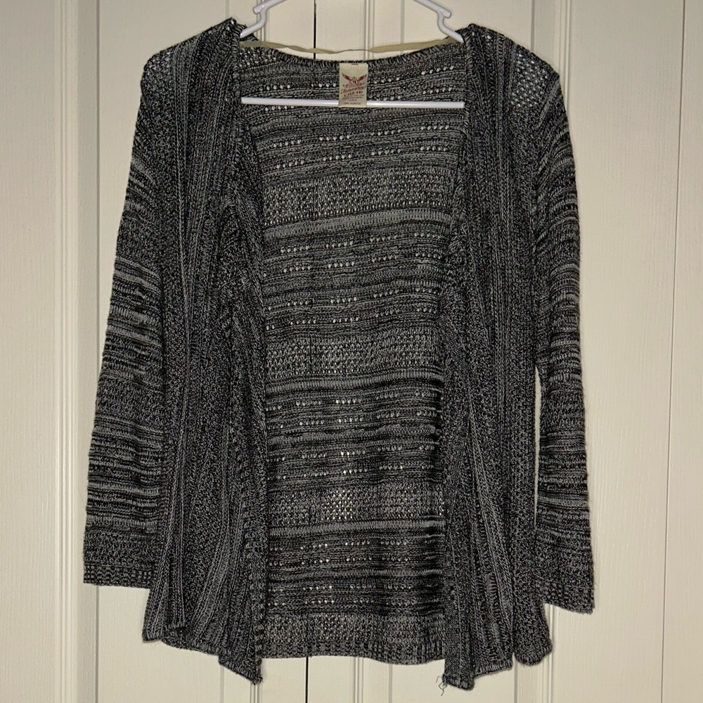 Women's Vintage Faded Glory Soft Knit Long Sleeve Cardigan | Size L